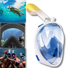 Carica l'immagine nel visualizzatore di Gallery, Maschera da snorkeling con vista panoramica a 180° - Ozerty