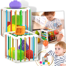 Carica l'immagine nel visualizzatore di Gallery, Giocattolo a forma di blocchi colorati per bambini - Ozerty