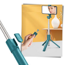 Carica l'immagine nel visualizzatore di Gallery, Bastone per selfie con treppiede - Ozerty