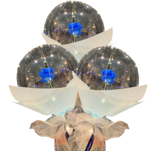 Carica l'immagine nel visualizzatore di Gallery, Bellissimo palloncino a LED con rosa