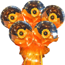 Carica l'immagine nel visualizzatore di Gallery, Bellissimo palloncino a LED con rosa