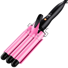Carica l'immagine nel visualizzatore di Gallery, Arricciacapelli a triplo cilindro in ceramica - Ozerty