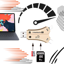 Carica l'immagine nel visualizzatore di Gallery, USB 4-in-1 per telefoni - Ozerty