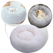 Carica l'immagine nel visualizzatore di Gallery, Soffice letto peluche a ciambella per animali