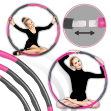 Carica l'immagine nel visualizzatore di Gallery, Hula hoop fitness imbottito regolabile