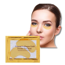 Carica l'immagine nel visualizzatore di Gallery, Maschera per gli occhi al collagene d'oro 24K (20 paia) - Ozerty