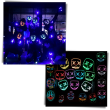 Carica l'immagine nel visualizzatore di Gallery, Maschera LED al neon - Ozerty
