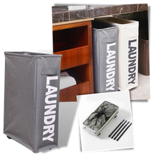 Carica l'immagine nel visualizzatore di Gallery, Cestino da bucato portatile con ruote - Ozerty