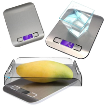 Carica l'immagine nel visualizzatore di Gallery, Bilancia da cucina digitale LCD in acciaio inox - Ozerty