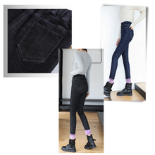 Carica l'immagine nel visualizzatore di Gallery, Jeggings termici in pile da donna - Ozerty