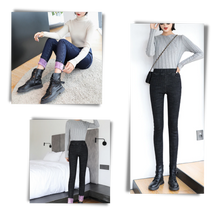 Carica l'immagine nel visualizzatore di Gallery, Jeggings termici in pile da donna - Ozerty