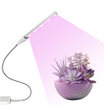 Carica l'immagine nel visualizzatore di Gallery, Luce di crescita per piante USB LED con palo flessibile - Ozerty