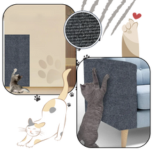 Carica l'immagine nel visualizzatore di Gallery, Tappetino adesivo da parete per gatti - Ozerty