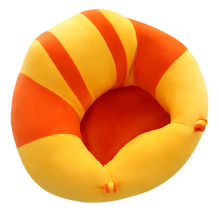 Carica l'immagine nel visualizzatore di Gallery, Cuscino igienico regolabile per seggiolino per bambini -Strisce giallo arancio - Ozerty