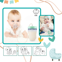 Carica l'immagine nel visualizzatore di Gallery, Biberon per autoalimentazione con valvola anticolica - Ozerty