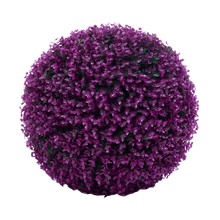 Carica l'immagine nel visualizzatore di Gallery, Palline topiarie di erba sintetica -Viola/25 cmViola/30 cmViola/40cm - Ozerty