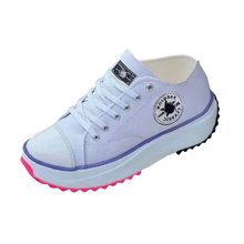 Carica l'immagine nel visualizzatore di Gallery, Sneaker in tela antiscivolo comodamente rialzata -Bianco/EU35Bianco/EU36Bianco/EU37Bianco/EU38Bianco/EU39Bianco/EU40Bianco/EU41Bianco/EU42 - Ozerty