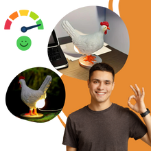 Carica l'immagine nel visualizzatore di Gallery, Lampada accogliente a forma di uovo di gallina - Ozerty