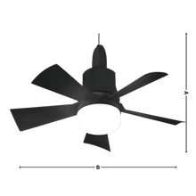 Carica l'immagine nel visualizzatore di Gallery, Lampada per ventilatore con zoccolo E27 - Ozerty