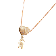Carica l'immagine nel visualizzatore di Gallery, Elegante collana con charm per la mamma