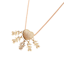Carica l'immagine nel visualizzatore di Gallery, Elegante collana con charm per la mamma -1 Ragazza 4 Ragazzi - Ozerty, Elegante collana con charm per la mamma -1 Ragazza - Ozerty
