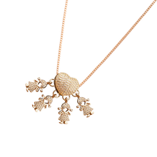 Carica l'immagine nel visualizzatore di Gallery, Elegante collana con charm per la mamma -4 Ragazze - Ozerty