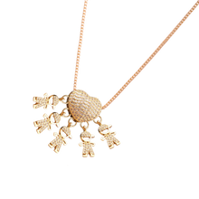 Carica l'immagine nel visualizzatore di Gallery, Elegante collana con charm per la mamma -5 Ragazzi - Ozerty