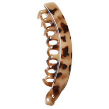 Carica l'immagine nel visualizzatore di Gallery, Elegante Fermaglio per Coda di Cavallo -Guscio di tartaruga Beige - Ozerty