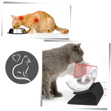 Carica l'immagine nel visualizzatore di Gallery, Ciotola comfort rialzata per gatti - Ozerty