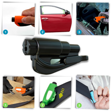 Carica l'immagine nel visualizzatore di Gallery, Strumento di rottura per auto essenziale 2 in 1 - Ozerty