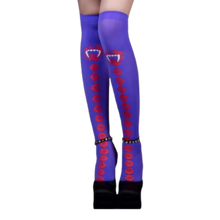 Carica l'immagine nel visualizzatore di Gallery, Calze Compressori con Design Festivi per Halloween -Passeggiate stregate - Ozerty