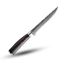 Carica l'immagine nel visualizzatore di Gallery, Coltello giapponese in legno Forest Pakkawood -Honesuki - Coltello per disossare 15 cm - Ozerty
