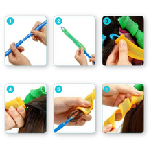 Carica l'immagine nel visualizzatore di Gallery, Kit di rulli per capelli ricci senza calore - Ozerty