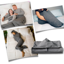 Carica l'immagine nel visualizzatore di Gallery, Coperta indossabile per dormire con cappuccio - Ozerty