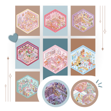 Carica l'immagine nel visualizzatore di Gallery, Adesivi Racconti Pastello per la Casa - Ozerty