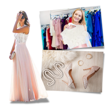 Carica l'immagine nel visualizzatore di Gallery, Abito in chiffon con pizzo dallo stile prairie chic - Ozerty