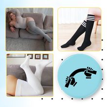 Carica l'immagine nel visualizzatore di Gallery, Calze alte da donna con punta rinforzata - Ozerty