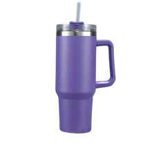 Carica l'immagine nel visualizzatore di Gallery, Tazza per auto di grande capacità con manico -Viola - Ozerty