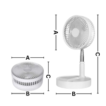 Carica l'immagine nel visualizzatore di Gallery, Ventilatore portatile con ricarica USB - Ozerty