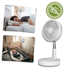 Carica l'immagine nel visualizzatore di Gallery, Ventilatore portatile con ricarica USB - Ozerty