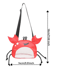 Carica l'immagine nel visualizzatore di Gallery, Borsa da spiaggia impermeabile per bambini a forma di granchio - Ozerty
