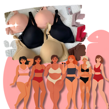 Carica l'immagine nel visualizzatore di Gallery, Reggiseno push up senza fili per taglie forti - Ozerty