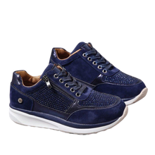 Carica l'immagine nel visualizzatore di Gallery, Scarpe da ginnastica con zeppa in strass -Blu/EU35Blu/EU36Blu/EU37Blu/EU38Blu/EU39Blu/EU40Blu/EU41Blu/EU42Blu/EU43 - Ozerty