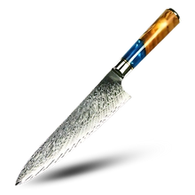 Carica l'immagine nel visualizzatore di Gallery, Coltelli giapponesi della serie Mare Giallo -Kiritsuke - Coltello da chef 32 cm - Ozerty