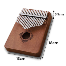 Carica l'immagine nel visualizzatore di Gallery, Kalimba a 17 tasti pianoforte da pollice - Ozerty
