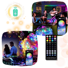 Carica l&#39;immagine nel visualizzatore di Gallery, 210 Luci LED con Sincronizzazione Musicale - Ozerty
