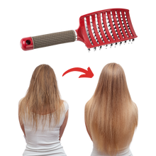 Carica l'immagine nel visualizzatore di Gallery, Spazzola per capelli massaggiante in setola di cinghiale - Ozerty
