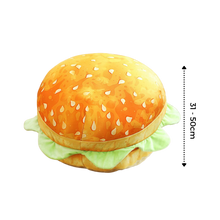 Carica l'immagine nel visualizzatore di Gallery, Cuscino ad hamburger in peluche - Ozerty
