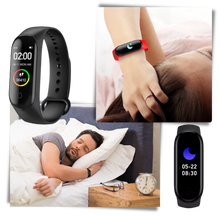 Carica l&#39;immagine nel visualizzatore di Gallery, Bracciale per il monitoraggio del fitness e del sonno
