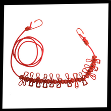 Carica l'immagine nel visualizzatore di Gallery, Stendibiancheria da campeggio elasticizzato da 4 m con picchetti - Ozerty
